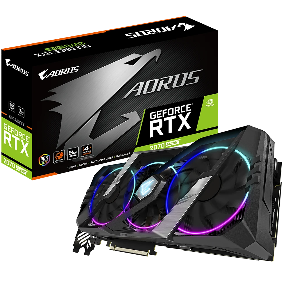 Gigabyte AORUS GeForce® RTX 2070 SUPER 8G  (Rev. 2.0)